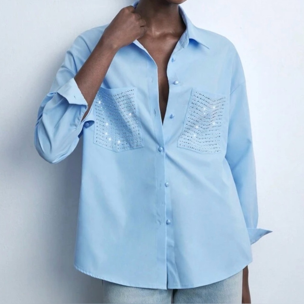 Light Blue Women's Top